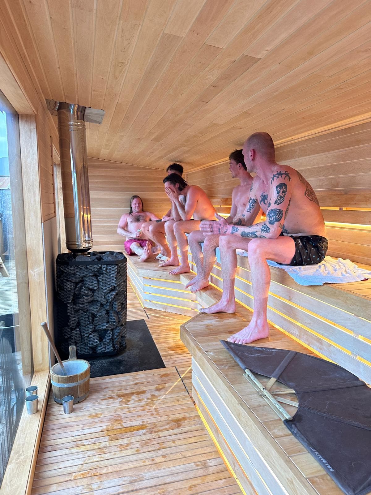 Wild Tubs sauna interior