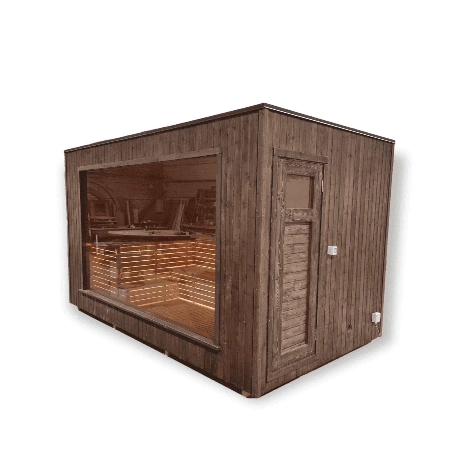 Modern Brown Sauna 1 of 1