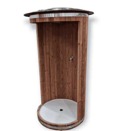 Outdoor Wooden Shower