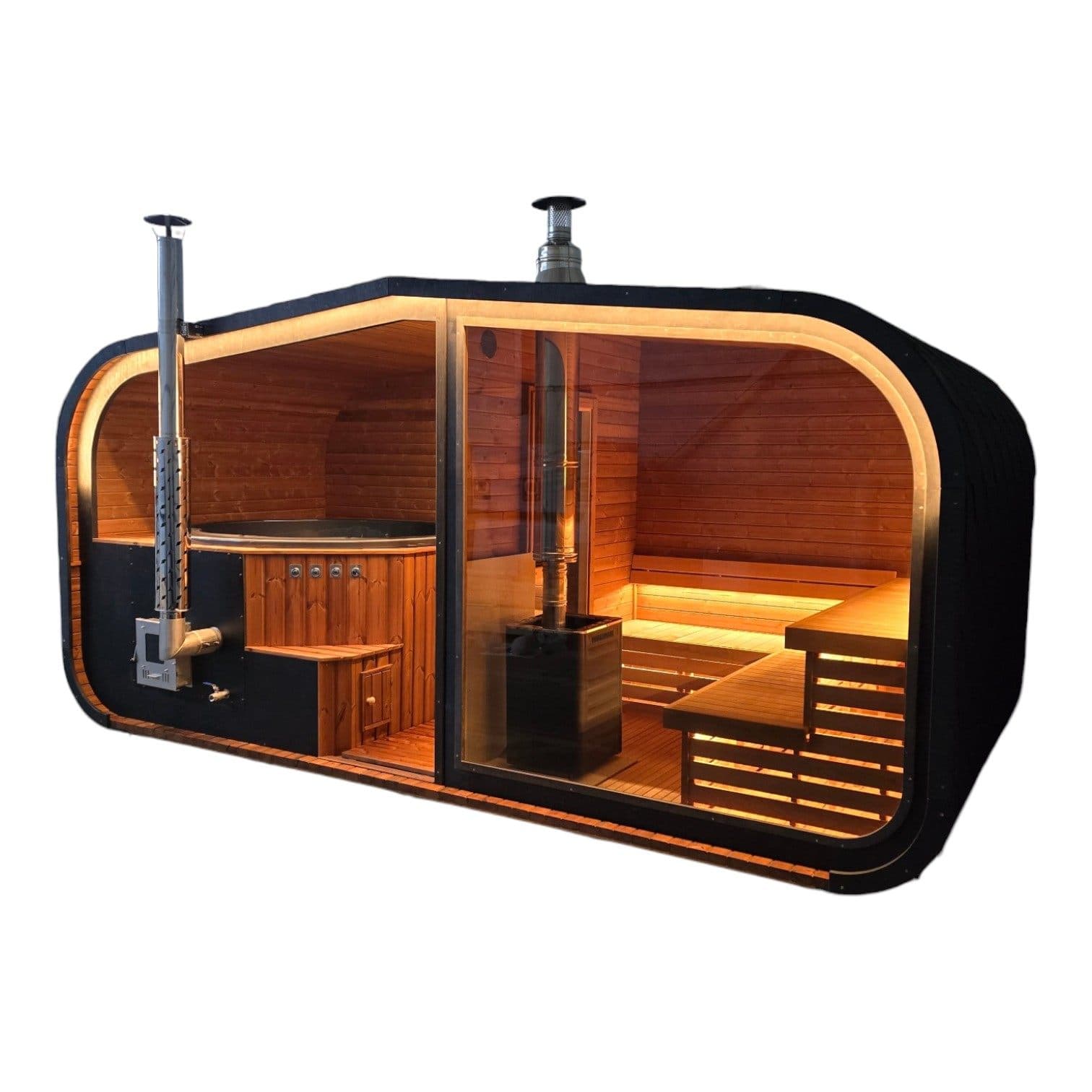 2 in 1 — Sauna + Hot Tub — photo 1