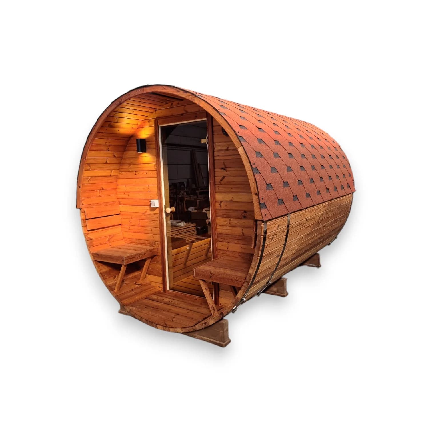 Barrel Garden Sauna 2 of 16