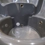 fiberglass hot tub with internal heater