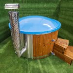 fiberglass hot tub with internal heater