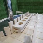 PP 1800 mm White thermowood C steps 7