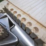 PP 1800 mm White thermowood C steps 7