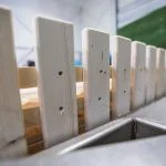 PP 1800 mm White thermowood C steps 7