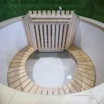 PP 1800 mm White thermowood C steps 7