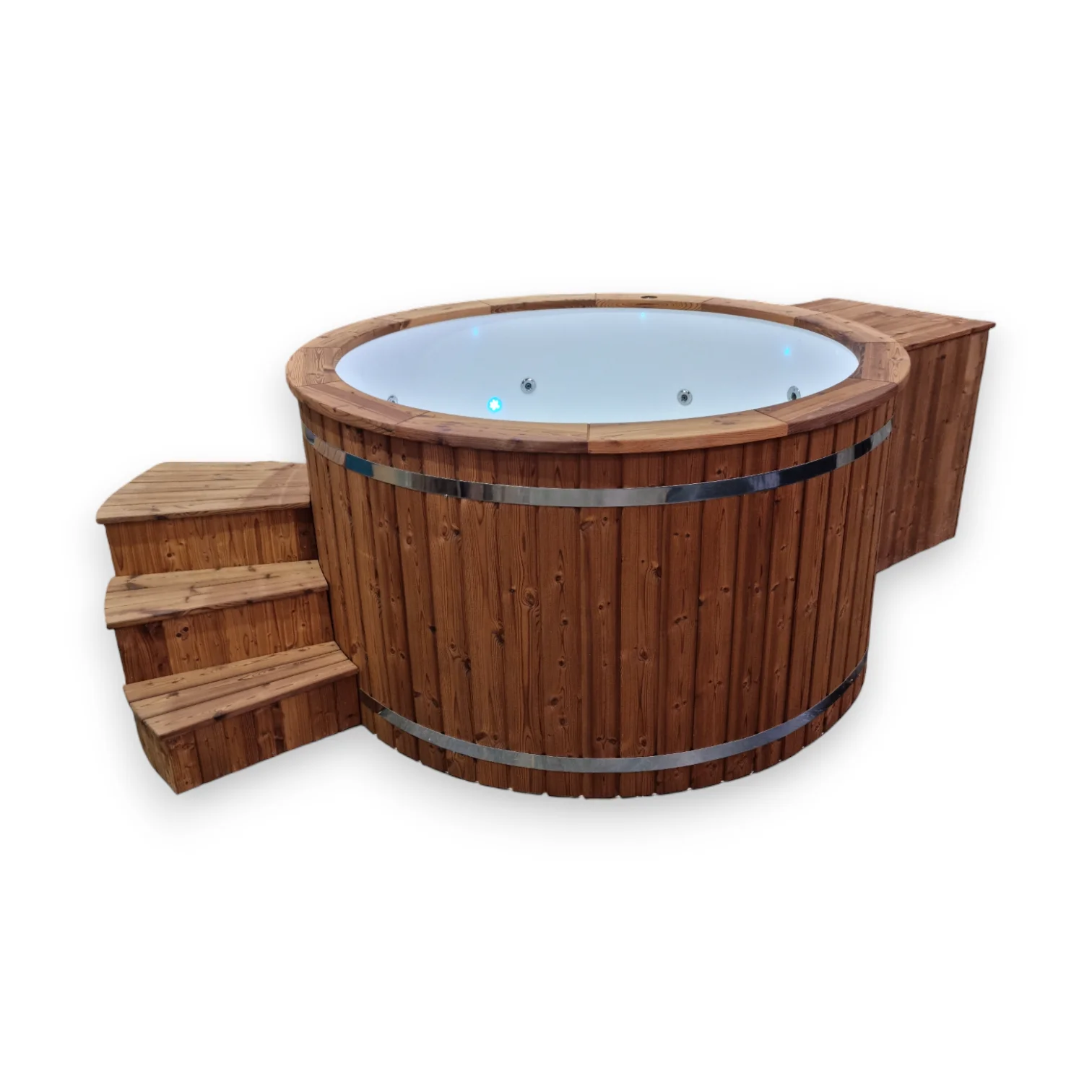 PP 1800 mm White thermowood C steps 3