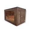 Modern sauna brown 4 m 1