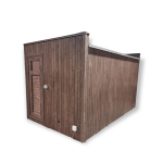 Modern sauna brown 4 m 1