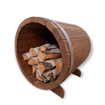 Round Firewood holder 4